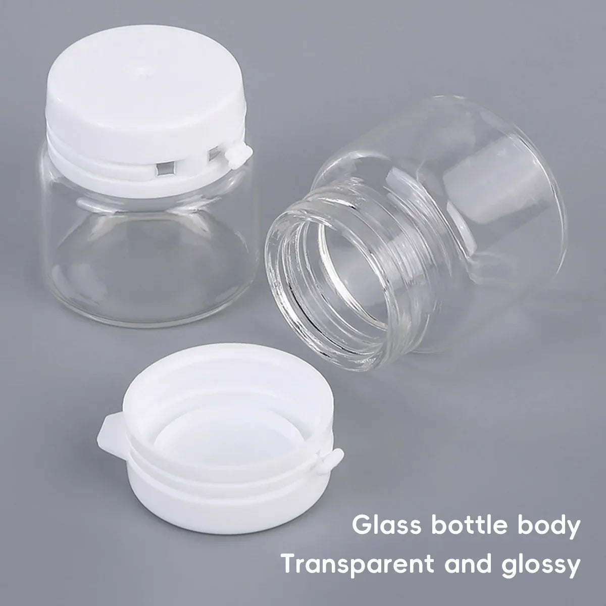 Clear Travel Bottles Proof Refillable Cosmetic Containers For Liquid Toiletries