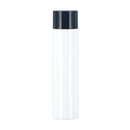50/100/150ml Plastic Toner Lotion Bottles Refillable Travel Cosmetic Containers - Black Lid + White Bottle - 150ml