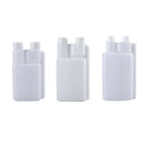 250-1000ml Plastic Twin Chamber Bottle with Tamper Evident Cap for Chemical Liquids - 10Pcs 500ml