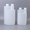 250-1000ml Plastic Twin Chamber Bottle with Tamper Evident Cap for Chemical Liquids - 10Pcs 500ml