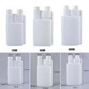 250-1000ml Plastic Twin Chamber Bottle with Tamper Evident Cap for Chemical Liquids - 10Pcs 500ml