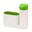 2/3 in 1 Soap Dispenser Organizer Hand Sanitizer Detergent Holder Bathroom Rack - 3-Green