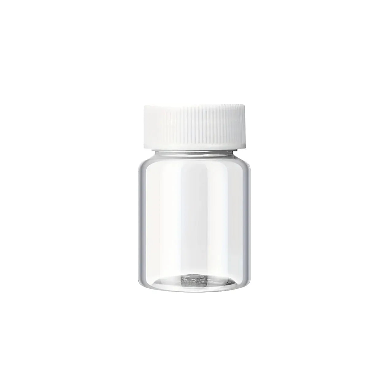100Pcs Wide Mouth Clear Plastic Bottle with Lid 50/100ml Leakproof Storage Jars - 50ML