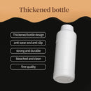 50pcs Chemical Bottle White Plastic Sample Reagent Bottles for Lab Storage - 300ml