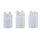 250-1000ml Plastic Twin Chamber Bottle with Tamper Evident Cap for Chemical Liquids - 8Pcs 250ml