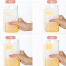 250-1000ml Plastic Twin Chamber Bottle with Tamper Evident Cap for Chemical Liquids - 8Pcs 250ml