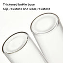 40Pcs Transparent Glass Bottle Airtight Seal Leakproof Small Items Storage Jars - 20ML