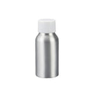10PCS Mini Leak Proof Aluminum Bottle With Plastic Lid Essential Oil Refillable - White