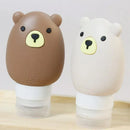 3pcs Silicone Travel Dispenser Bottles Portable Travel Size Storage Containers