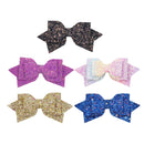 20Pcs Hair Clips Colourful Glitter Sequin Bow Set for Girls and Teens