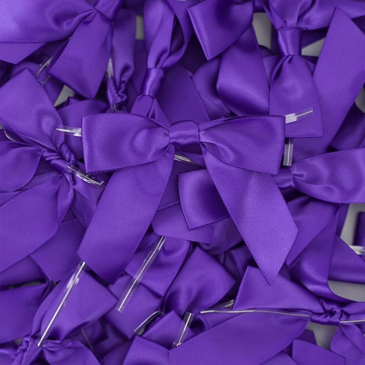 50pcs Bow Gift Packaging Sealing Tie Drawstring Baking Wrap Bag Decorative Ties - Blue