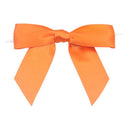 50pcs Bow Gift Packaging Sealing Tie Drawstring Baking Wrap Bag Decorative Ties - Orange