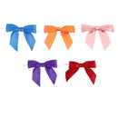 50pcs Bow Gift Packaging Sealing Tie Drawstring Baking Wrap Bag Decorative Ties - Orange