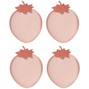 4pcs Fruit Plate Set for Home Living Room Snacks Candy Tray Decorative Use