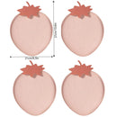 4pcs Fruit Plate Set for Home Living Room Snacks Candy Tray Decorative Use