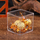 10pcs Clear Acrylic Plastic Boxes Square Storage Containers for Food  Small Item - 10pcs-75-75-75