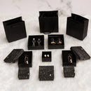 20x Holographic Silver Foil Jewelry Box for Earrings Bracelets Rings Packing Box - 5*5*3cm（Box）