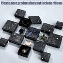 20x Holographic Silver Foil Jewelry Box for Earrings Bracelets Rings Packing Box - 5*5*3cm（Box）