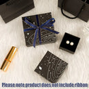 20x Holographic Silver Foil Jewelry Box for Earrings Bracelets Rings Packing Box - 7*7*3cm（Box）