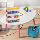 3Layer Storage Box Large Capacity Toy Organizer Building Block Storage Container - Green