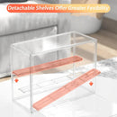 Dustproof Transparent PET Figure Display Box 3 Tier Detachable for Collection