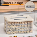 4 Layer Dumpling Box Kitchen Refrigerator Storage Container Frozen Food Crisper