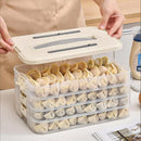 4 Layer Dumpling Box Kitchen Refrigerator Storage Container Frozen Food Crisper