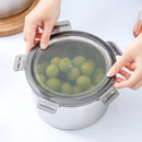 Stainless Steel Box Set 4pcs Sealed Lunch Food Container Refrigerator Use