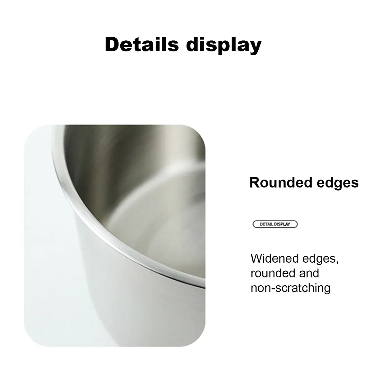 Stainless Steel Box Set 4pcs Sealed Lunch Food Container Refrigerator Use