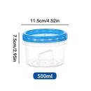 6PCS Reusable Food Storage Box Set Freezer Containers Lunch Prep Refrigerator