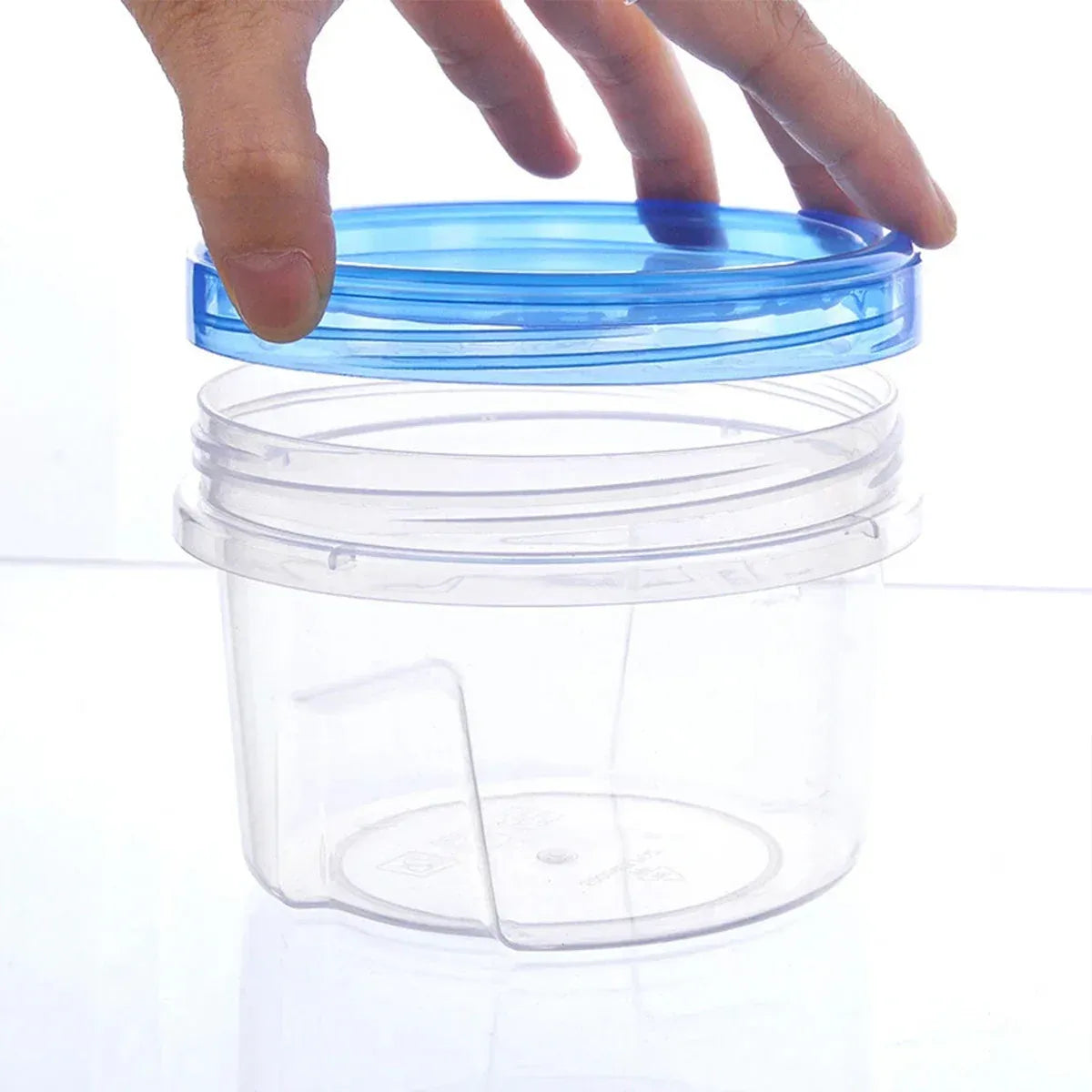 6PCS Reusable Food Storage Box Set Freezer Containers Lunch Prep Refrigerator