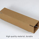 50pcs Long Strip Carton Flat Square Durable Shipping Boxes for Packaging Storage - 6.5cm x 6.5cm x 28cm