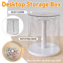 Doll Pendant Display Box Transparent Rotary Hand Operated Blind Box Storage Rack