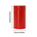 5 Piece Airtight Tea and Coffee Tin Set - White