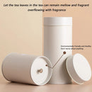 5 Piece Airtight Tea and Coffee Tin Set - White