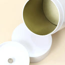 5 Piece Airtight Tea and Coffee Tin Set - White