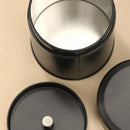 5 Piece Airtight Tea and Coffee Tin Set - White