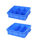 Thickened Plastic Storage Box 3/6 Compartments Storage Box for Hardware Tools - 6Compartment