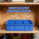 Thickened Plastic Storage Box 3/6 Compartments Storage Box for Hardware Tools - 6Compartment