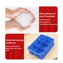 Thickened Plastic Storage Box 3/6 Compartments Storage Box for Hardware Tools - 6Compartment