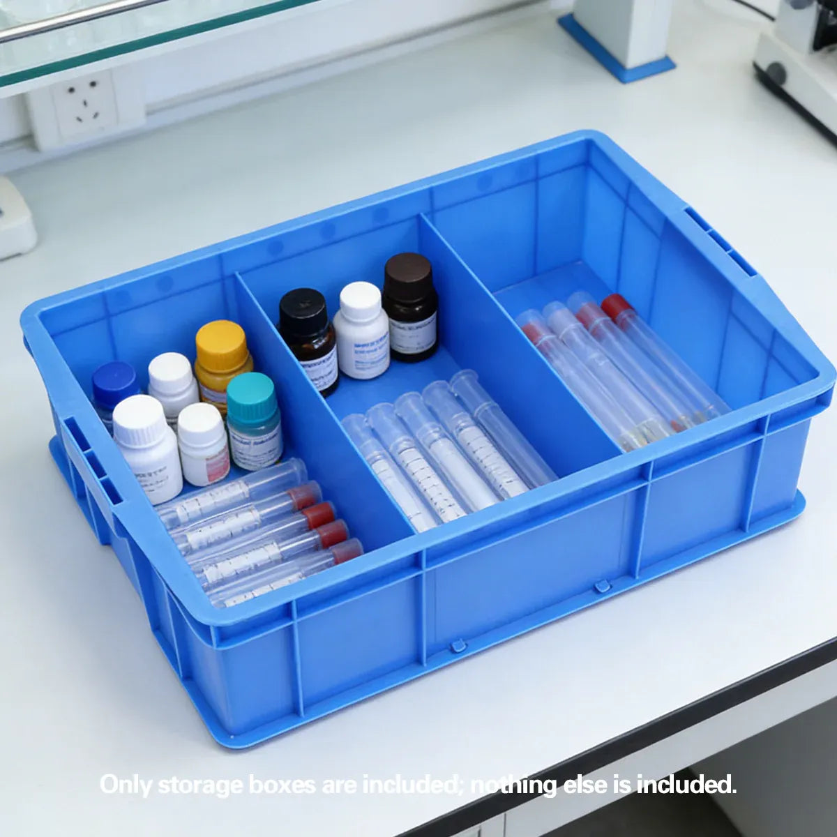 Thickened Plastic Storage Box 3/6 Compartments Storage Box for Hardware Tools - 6Compartment