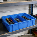 Thickened Plastic Storage Box 3/6 Compartments Storage Box for Hardware Tools - 6Compartment