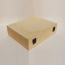 74 Slot Wooden Essential Oils Storage Box 1 Tier Bottle Organizer Rack
