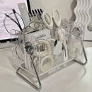 6 Compartment Remote Control Organizer Miscellaneous Shelf Living Room Storage