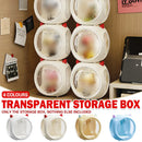 Space Capsule Storage Box Transparent Doll Model Display Organiser