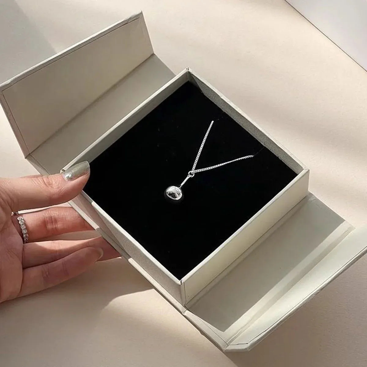 5Pcs Jewelry Gift Box Necklace Earring Ring Packaging For Wedding Party Present - 11.5x11.5x4.5cm