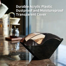 Fan Shaped Coffee Filter Storage Dustproof Box Easy To Access For Cafe Kitchen - Black