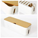 Large Cable Wire Storage Box Case Cord Management Socket Tidy Organizer