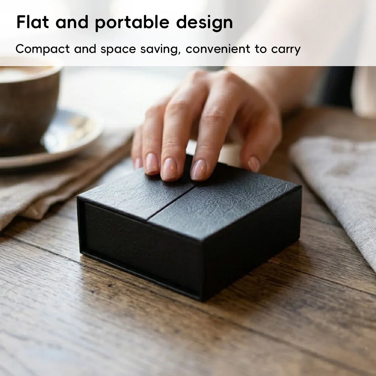 5 Pack Jewellery Gift Box With Insert Necklace Ring Earring Storage Box - 11.5x11.5x4.5cm