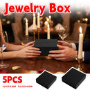 5 Pack Jewellery Gift Box With Insert Necklace Ring Earring Storage Box - 11.5x11.5x4.5cm
